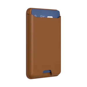 Slim Magnetic Wallet Handy Everyday Wallet Cognac Softgoods PopWallet for MagSafe