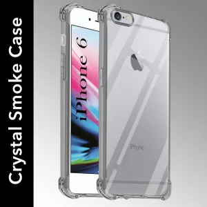 For Apple iPhone 6 Back Cover (Shockproof Crystal Clear Case |  Drop & Camera Protection | Hard Polycarbonate) Glossy surface