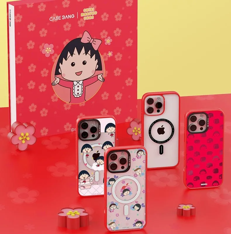 Protective Texture Finish Elegant Detail Chibi Maruko-chan Phone Case Gift Box
