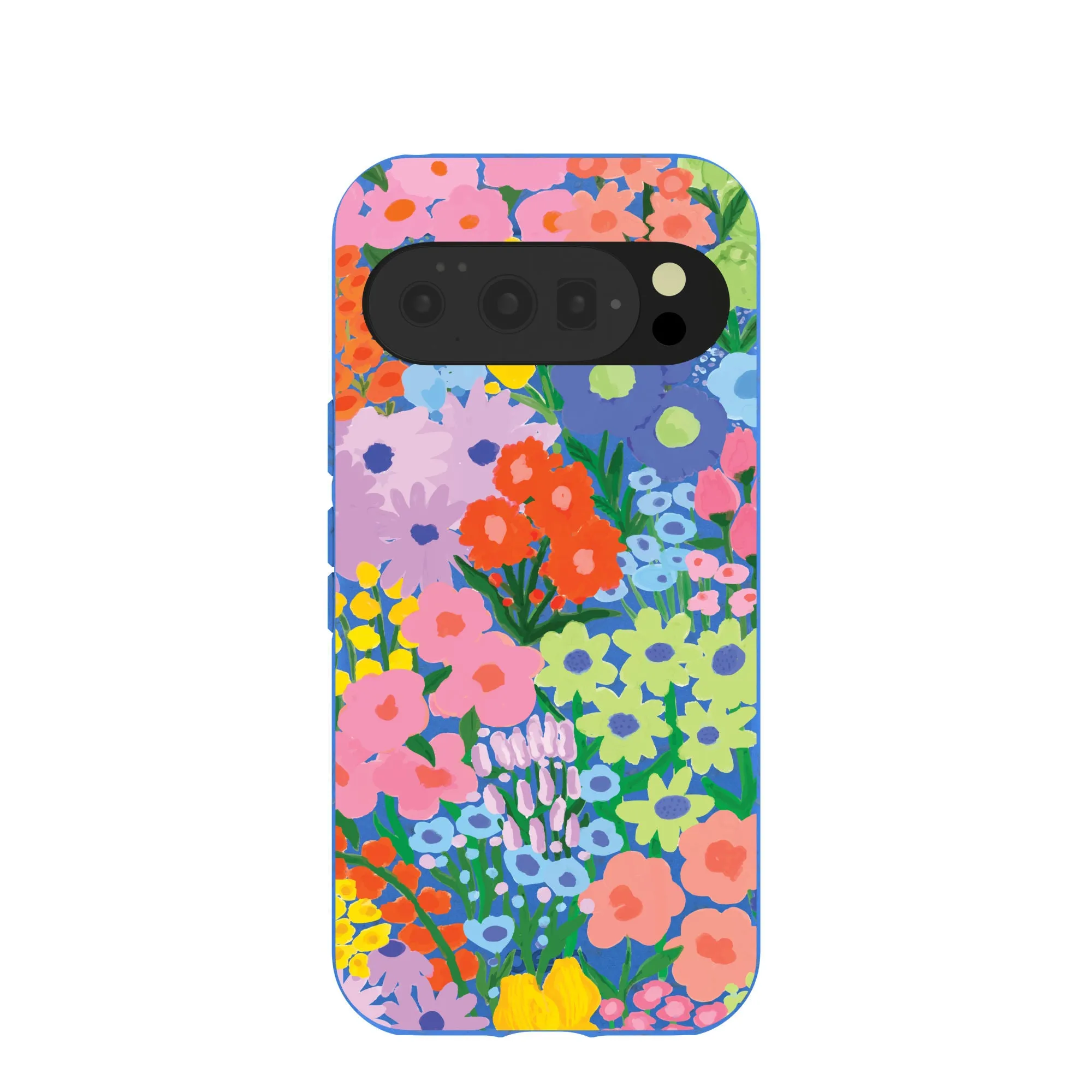 Smart Accessory Electric Blue Painted Garden Google Pixel 10/10 Pro Case