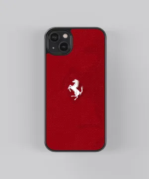 Ferrari Logo Car Glass Phone Case Cover Daily Essential