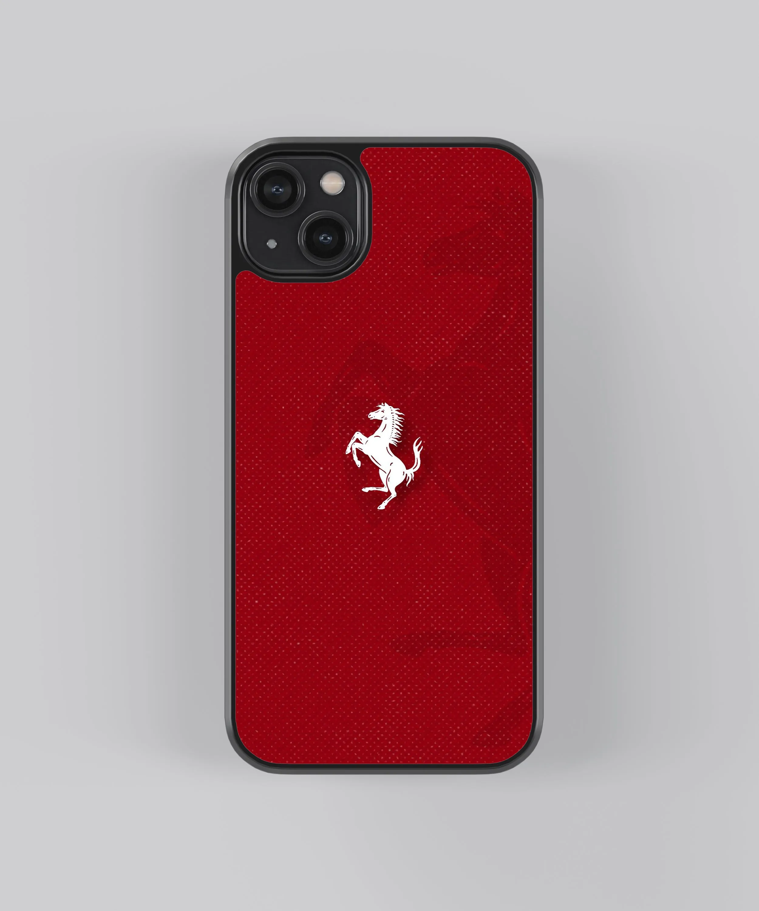 Ferrari Logo Car Glass Phone Case Cover Daily Essential