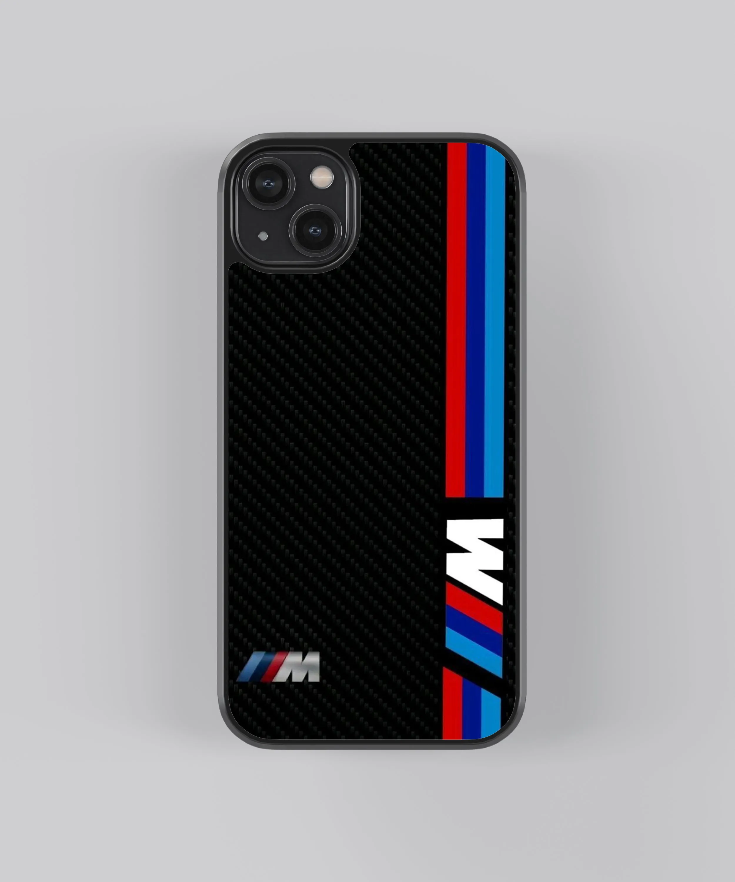 BMW Logo Car Glass Phone Case Cover hybrid design