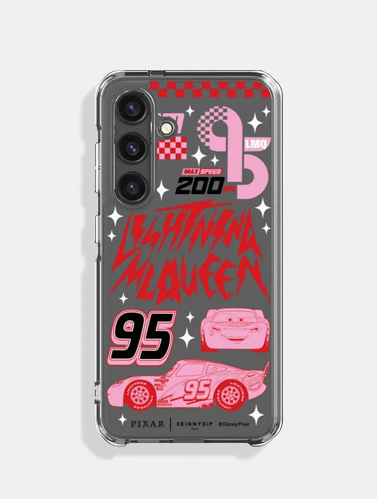 Stylish Choice Textured Finish Disney Pixar Cars Lightning McQueen Poster Android Case