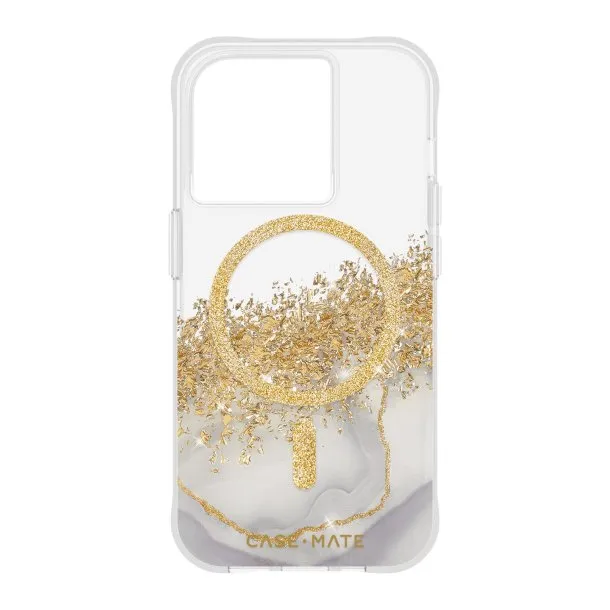 iPhone 13/14/15 Variations Case-Mate Karat MagSafe Case - Marble Strong Frame