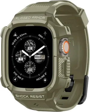 Spigen Apple Watch Ultra Rugged Armor Pro Strap (Dark Green) Versatile Accessory