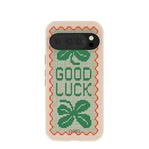 Hybrid Build Texture Colorful Finish Seashell Good Luck Lace Google Pixel 10/10 Pro Case