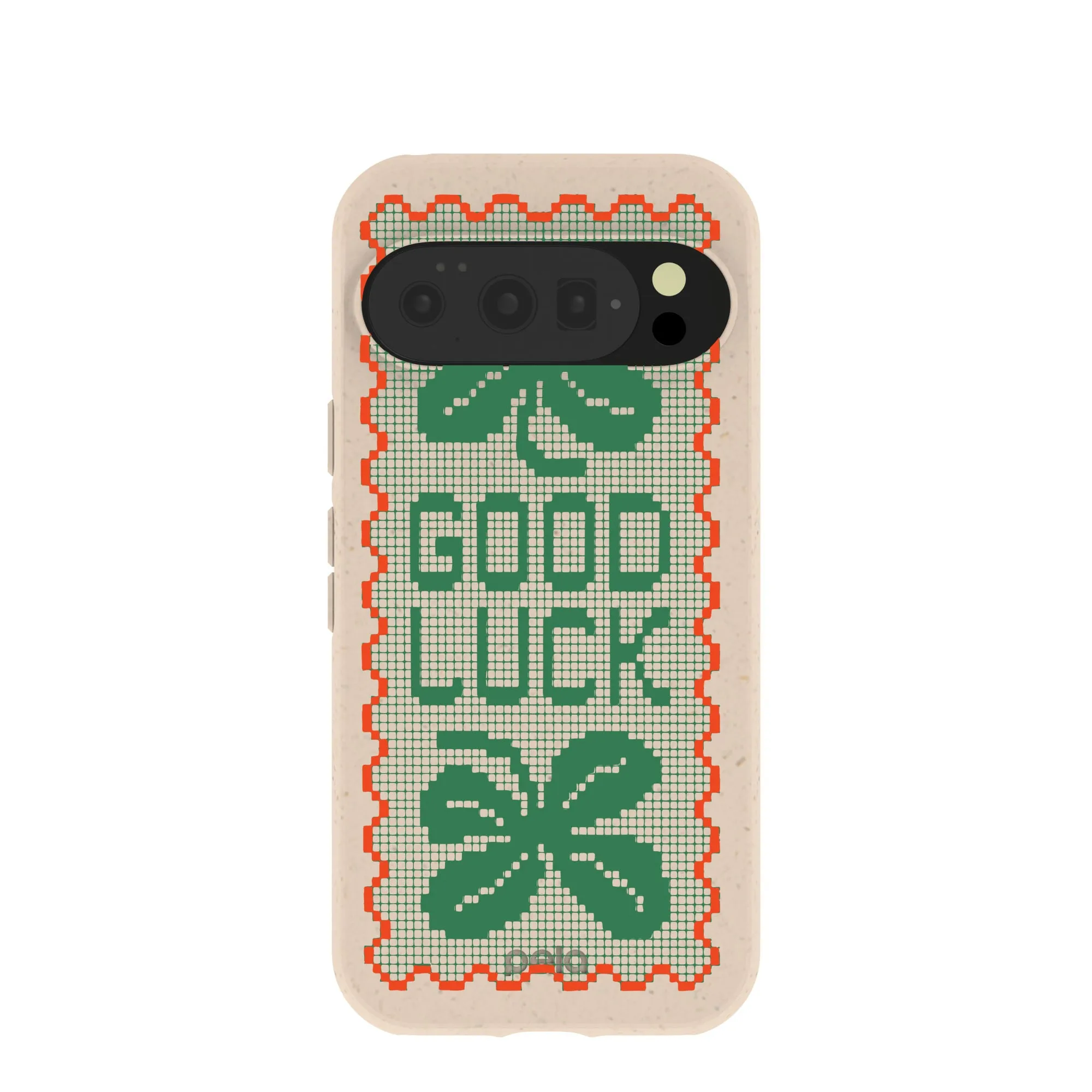 Hybrid Build Texture Colorful Finish Seashell Good Luck Lace Google Pixel 10/10 Pro Case