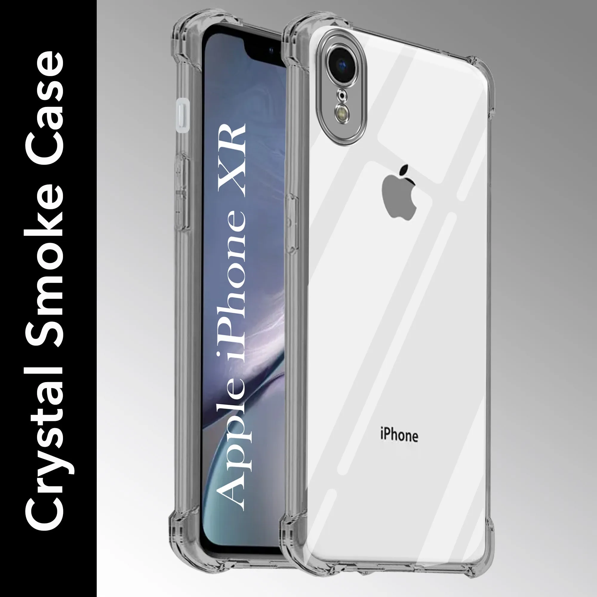 For Apple iPhone XR Back Cover (Shockproof Crystal Clear Case |  Drop & Camera Protection | Hard Polycarbonate) Slim Look Comfort Fit