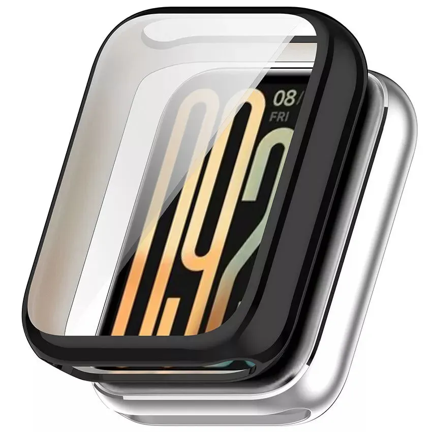 Xiaomi Smart Band 9 Pro TPU Case (Black) Transparent Armor Drop Absorbing Back