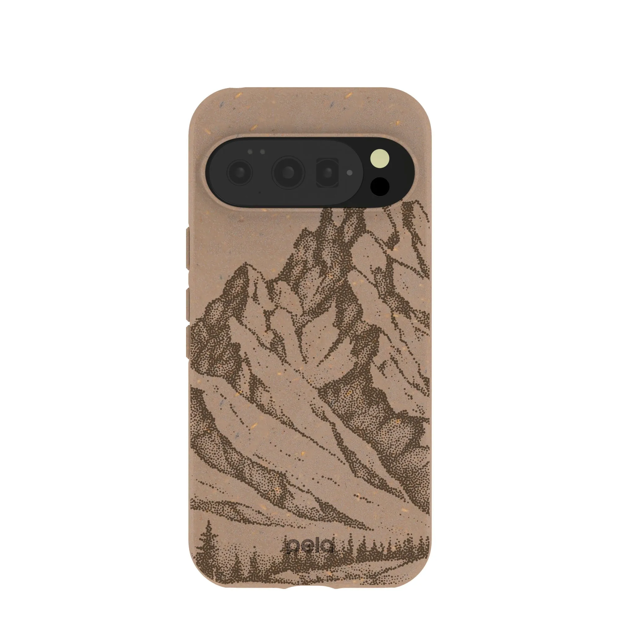 Modern Build Texture Refined Shield Chocolate Brown Silent Summit Google Pixel 10/10 Pro Case