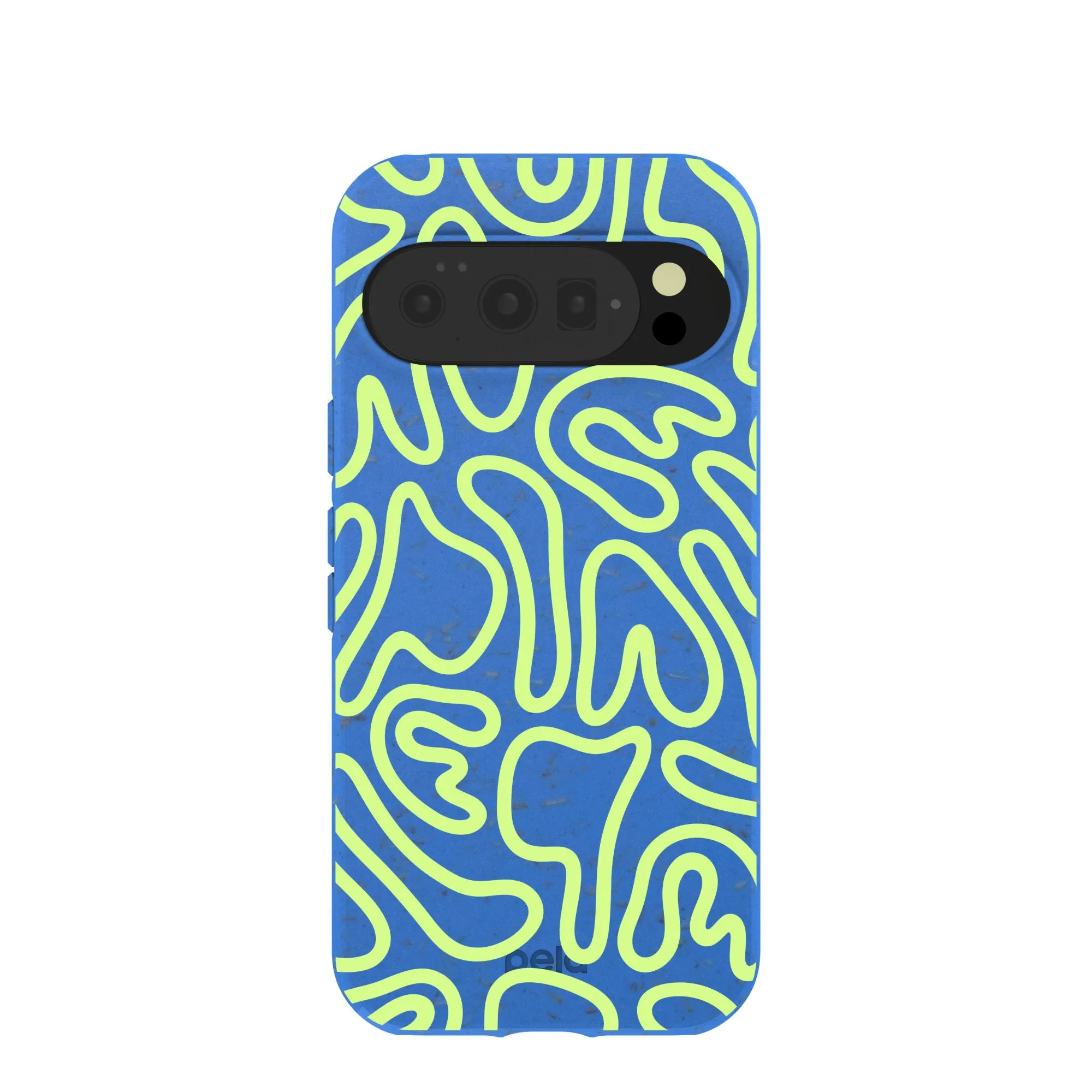 Durable Build Refined Pattern Electric Blue Dizzy Dreams Google Pixel 10/10 Pro Case