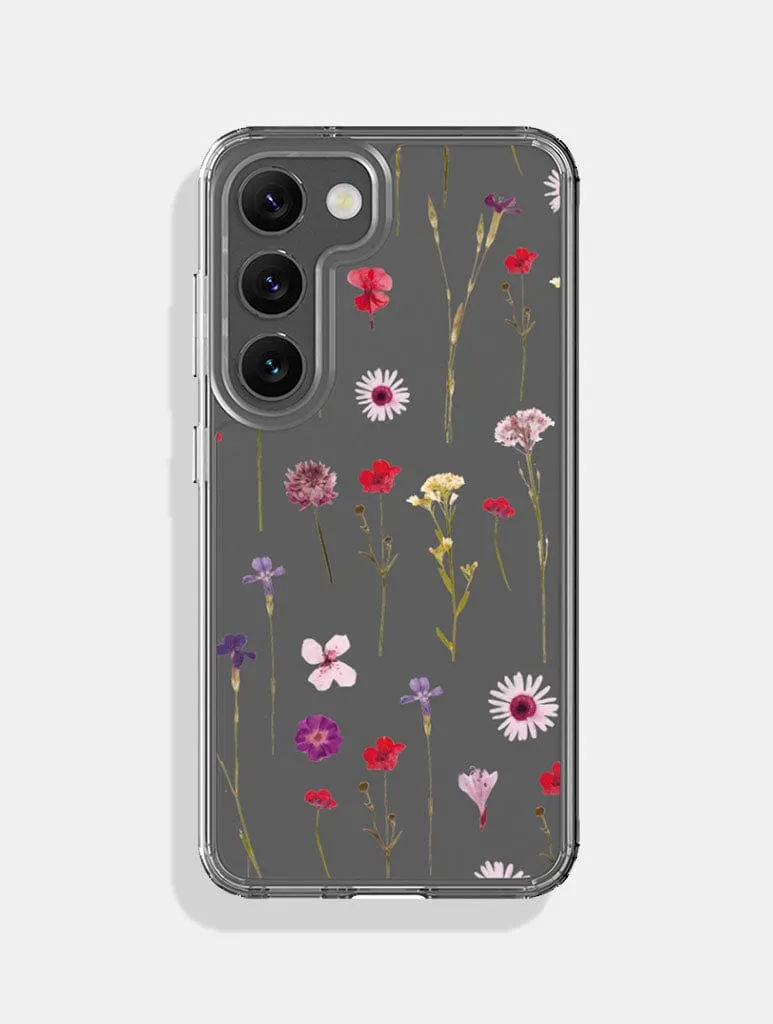 Floral Meadow Android Case Matte Texture Layer