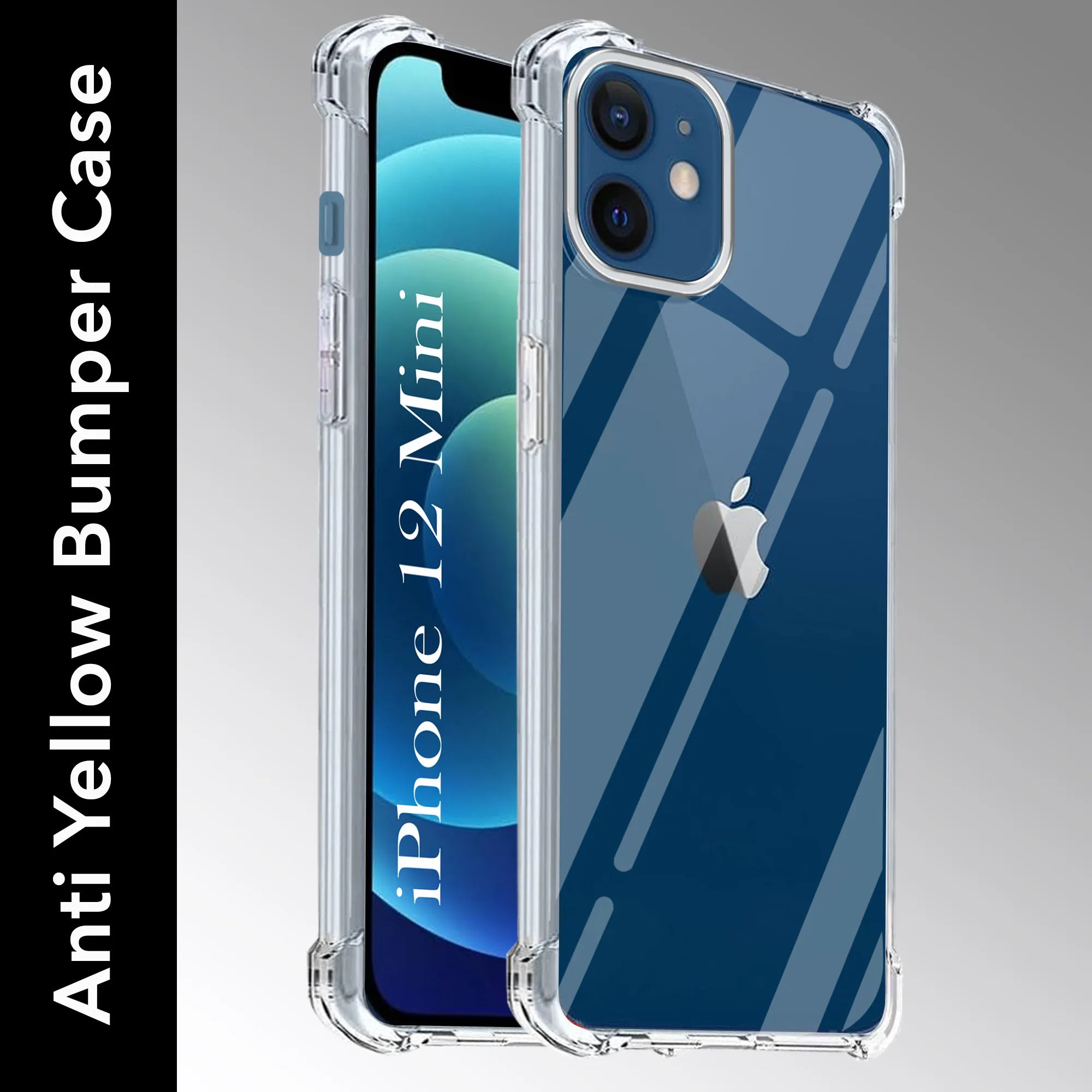 Vibrant Finish For Apple iPhone 12 Mini Back Cover (Shockproof Crystal Clear Case |  Drop & Camera Protection | Hard Polycarbonate)