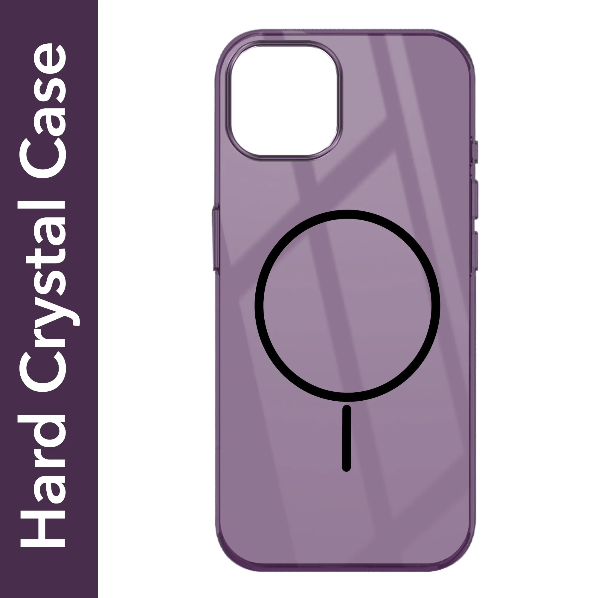 Lightweight Shell For Apple iPhone 13 Back Cover Case (Crystal Clear Case | MagSafe Wireless Charging Support | Hard Anti Yellow | Camera Protection Bump)