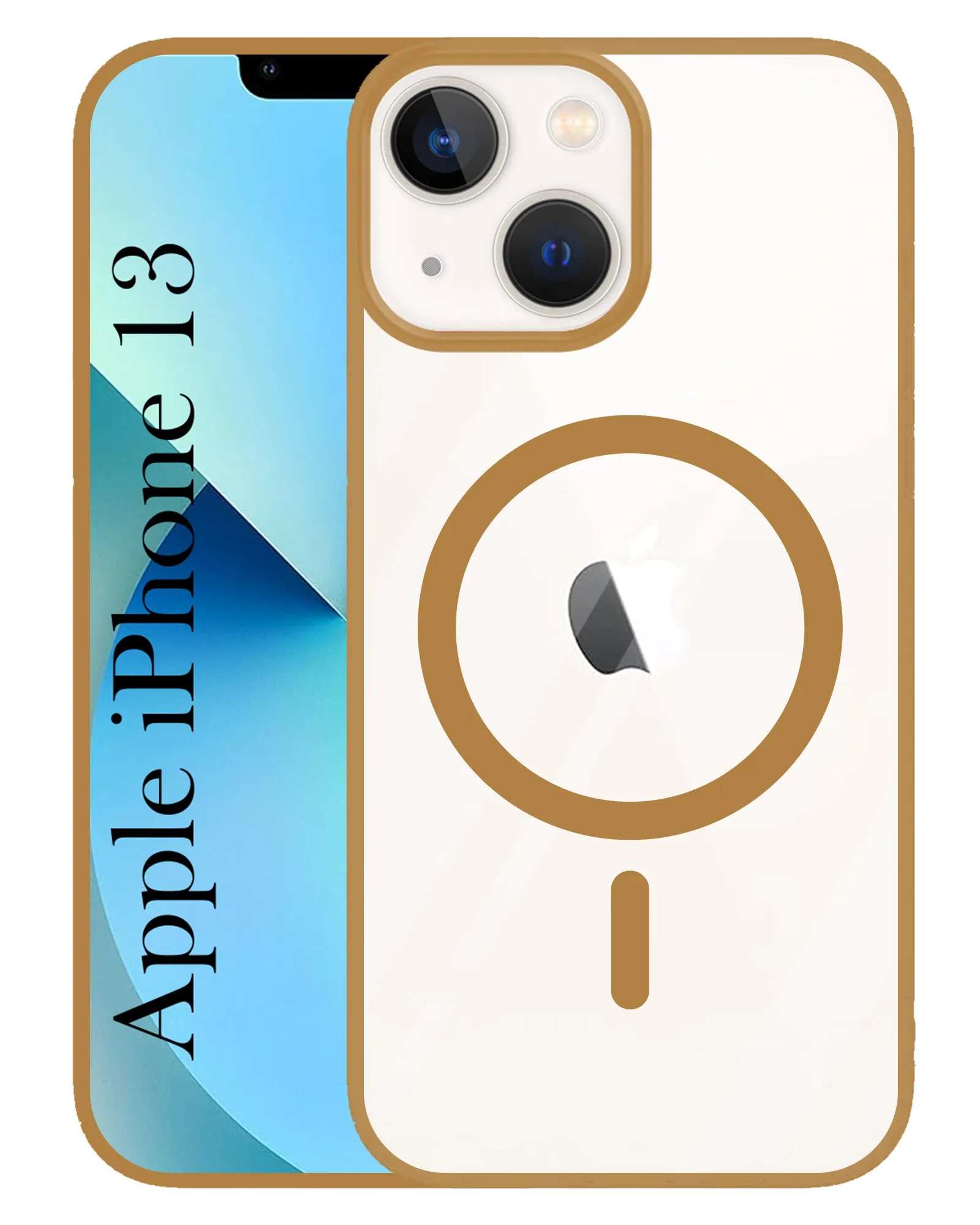 Comfort Design For Apple iPhone 13 Back Cover Case (MagSafe Compatible Wireless Charging | Hybrid Camera Bump Protection | Shockproof Polycarbonate Material)