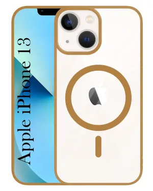 Comfort Design For Apple iPhone 13 Back Cover Case (MagSafe Compatible Wireless Charging | Hybrid Camera Bump Protection | Shockproof Polycarbonate Material)