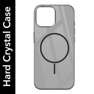 Clear View For Apple iPhone 13 Pro Max Back Cover Case (Crystal Clear Case | MagSafe Wireless Charging Support | Hard Anti Yellow | Camera Protection Bump)