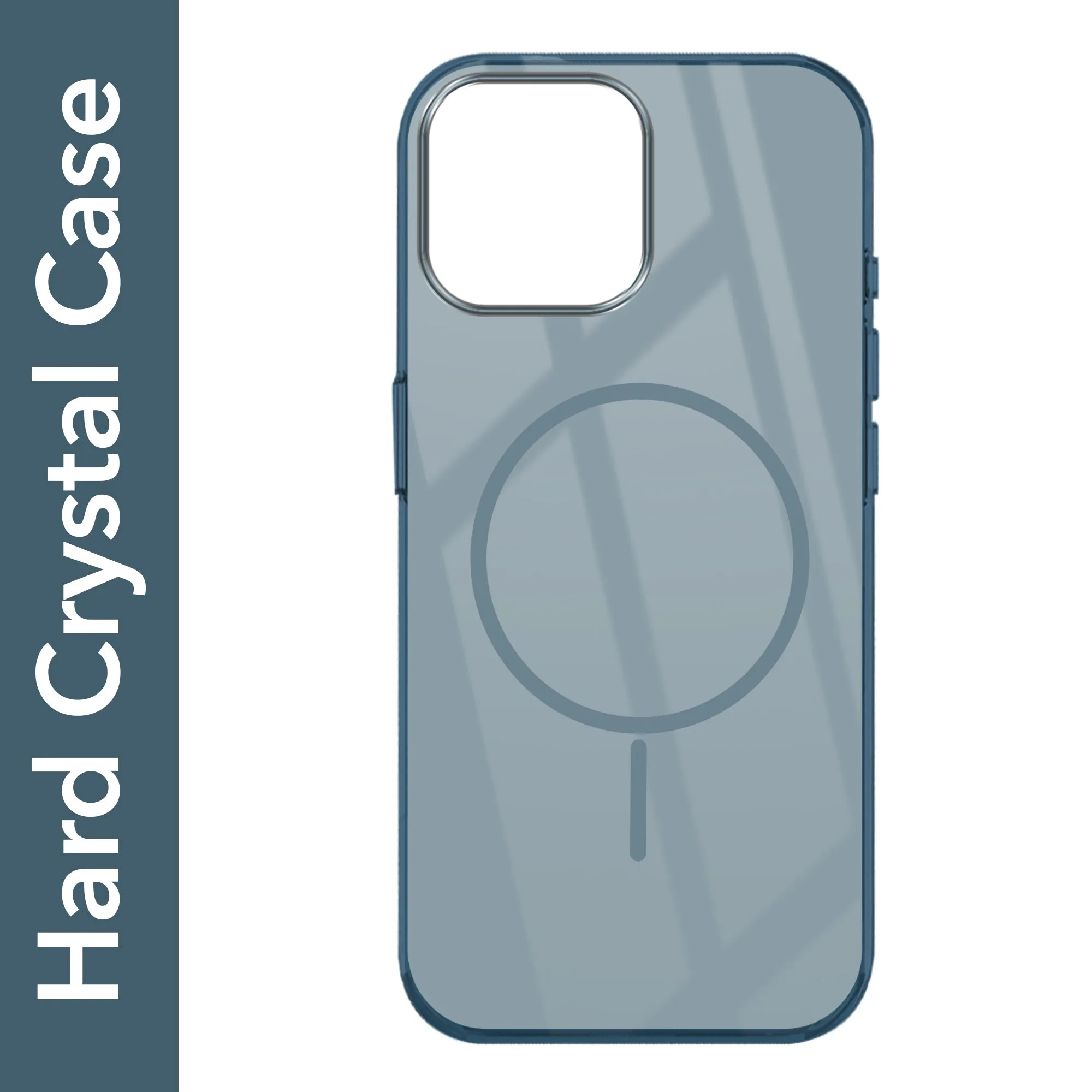 Daily Carry For Apple iPhone 13 Pro Max Back Cover Case (Crystal Clear Case | MagSafe Wireless Charging Support | Hard Anti Yellow | Camera Protection Bump)