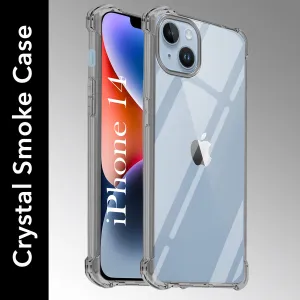 For Apple iPhone 14 Back Cover (Shockproof Crystal Clear Case |  Drop & Camera Protection | Hard Polycarbonate) Premium Surface Finish Outdoor Design