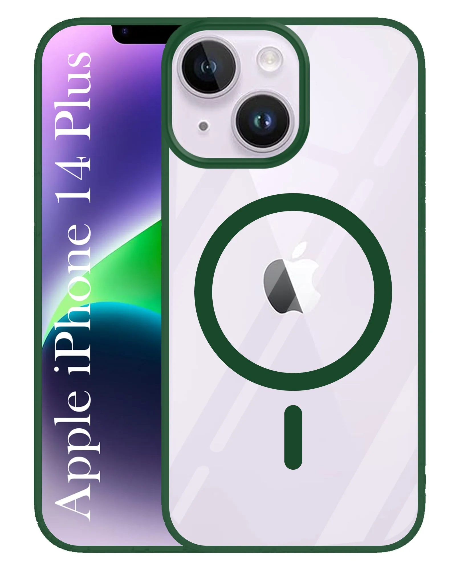 Fashion Forward For Apple iPhone 14 Plus Back Cover Case (MagSafe Compatible Wireless Charging | Hybrid Camera Bump Protection | Shockproof Polycarbonate Material)