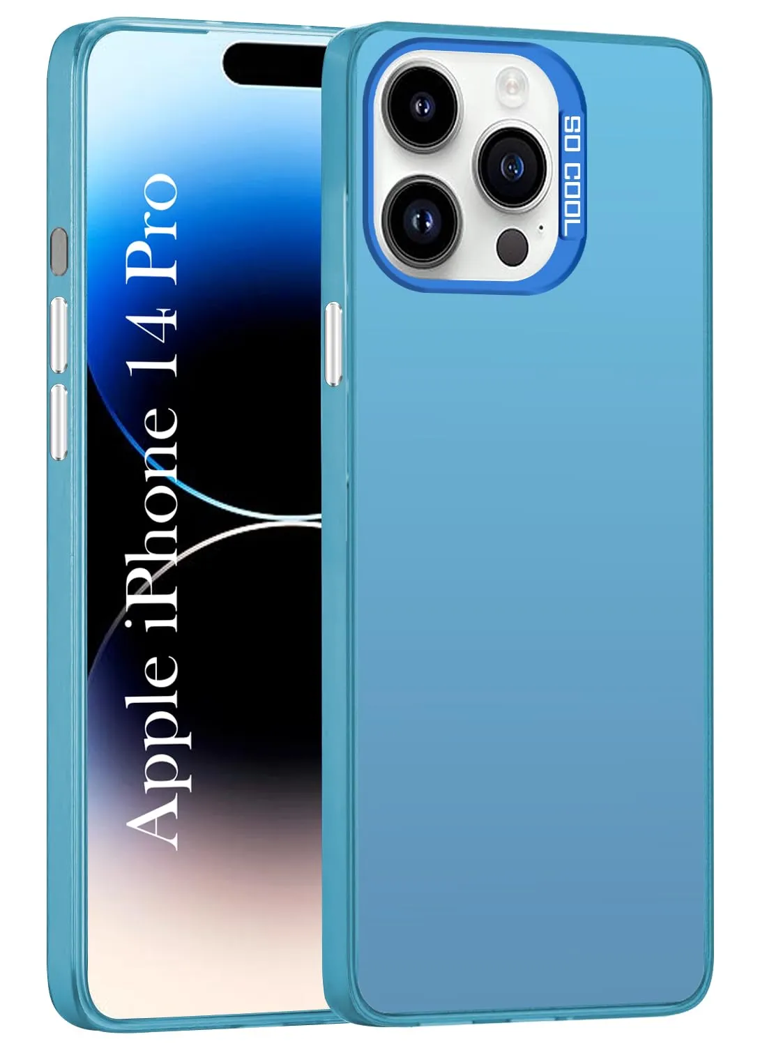 professional accessory Portable Grip For Apple iPhone 14 Pro Hard Back Cover Case (Velvet Touch | Professional Glossy Finish | Camera Protection Bump)