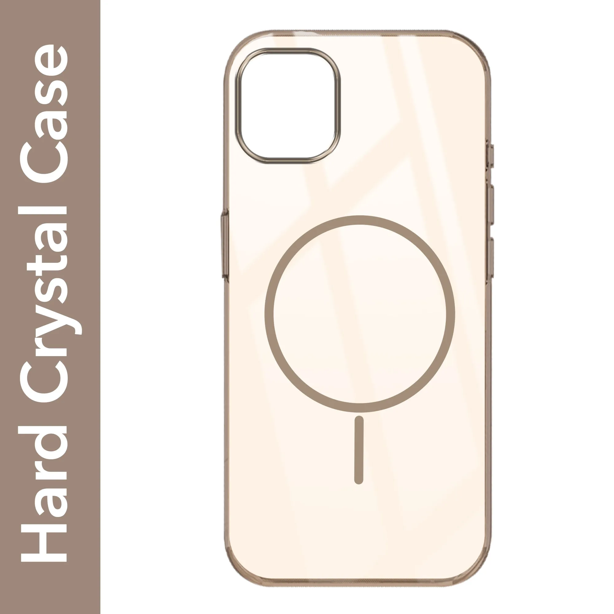 Minimal Form Elegant Design Layer For Apple iPhone 14 Pro Max Back Cover Case (Crystal Clear Case | MagSafe Wireless Charging Support | Hard Anti Yellow | Camera Protection Bump)