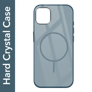 For Apple iPhone 14 Pro Max Back Cover Case (Crystal Clear Case | MagSafe Wireless Charging Support | Hard Anti Yellow | Camera Protection Bump) Soft Detail Slim Comfort