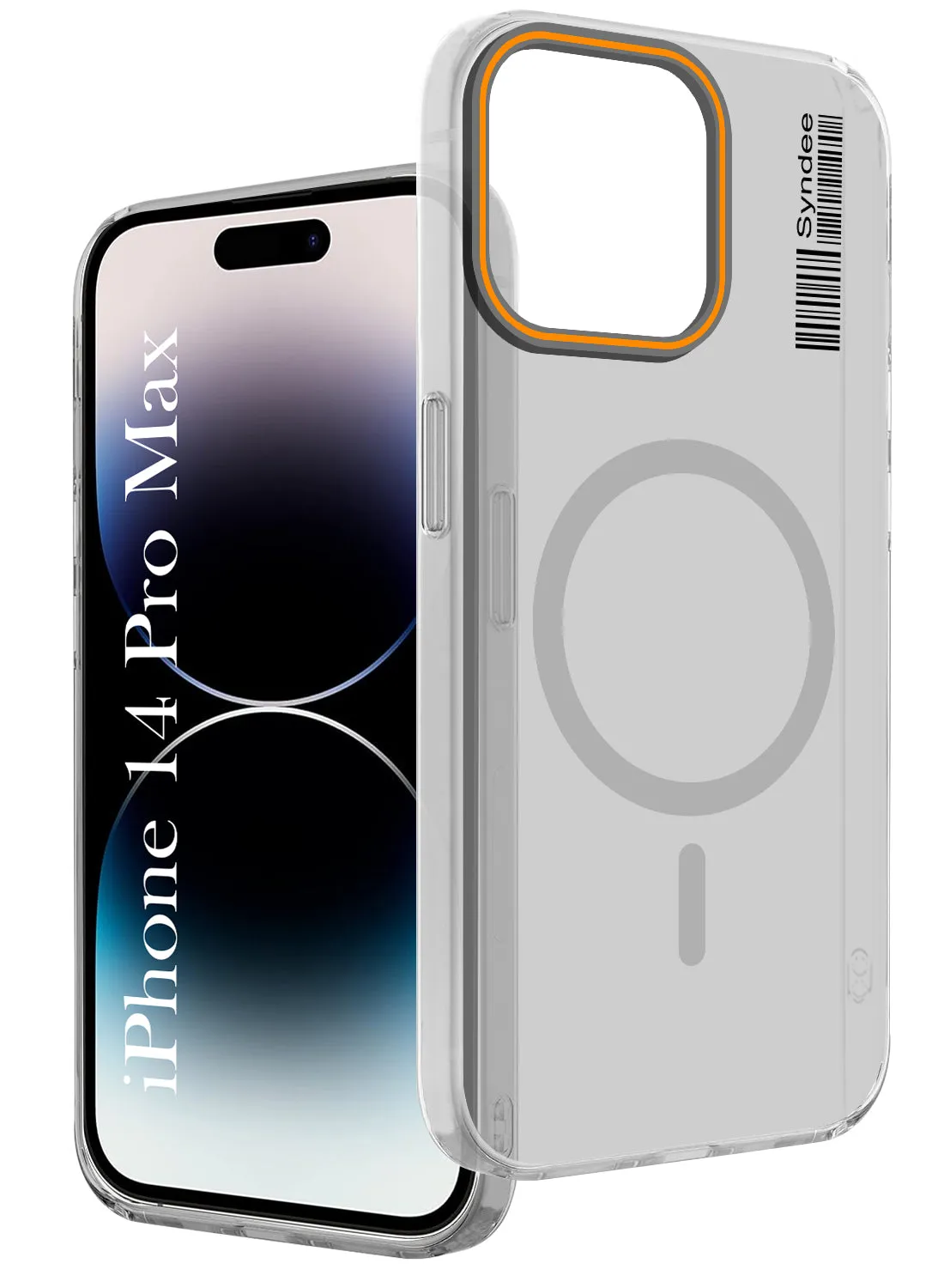 For Apple iPhone 14 Pro Max Back Cover Case (Soft Touch | Camera Bump Protection | MagSafe Compatible | Matte Finish) Comfort Grip Functional Design