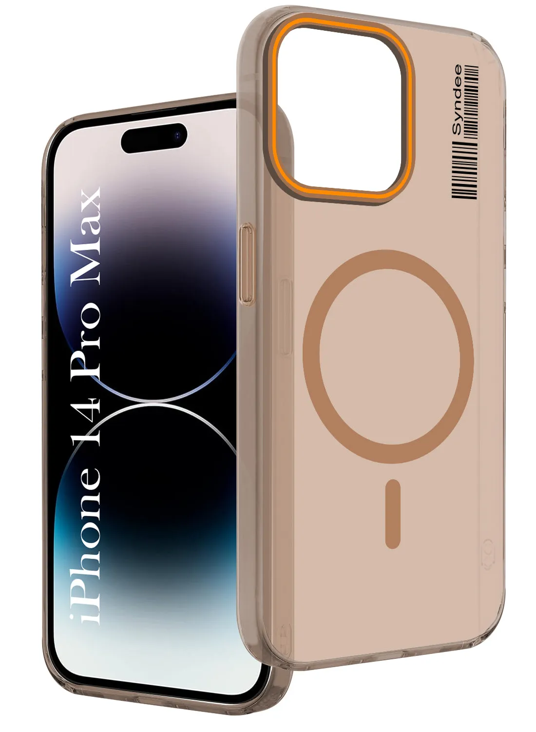 For Apple iPhone 14 Pro Max Back Cover Case (Soft Touch | Camera Bump Protection | MagSafe Compatible | Matte Finish) Lightweight Build Quality Crystal Finish