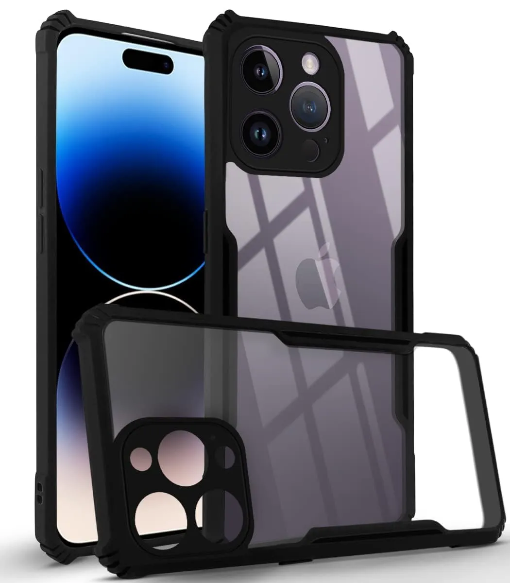 For Apple iPhone 14 Pro Max Back Cover Case (Textured Grip Design | Camera Protetion | Slim and Light Weight | Soft Touch and Feel) Casual Look