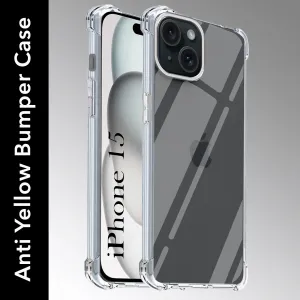 For Apple iPhone 15 Back Cover (Shockproof Crystal Clear |  Drop & Camera Protection | Hard Polycarbonate) Gradient Finish