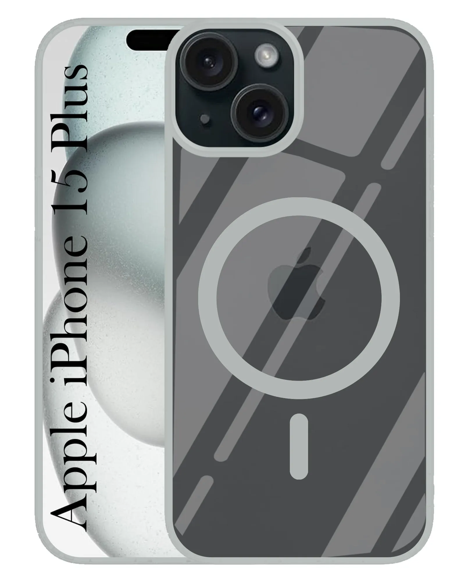 Premium Quality Compact Pattern For Apple iPhone 15 Plus Back Cover Case (MagSafe Compatible Wireless Charging | Hybrid Camera Bump Protection | Shockproof Polycarbonate Material)