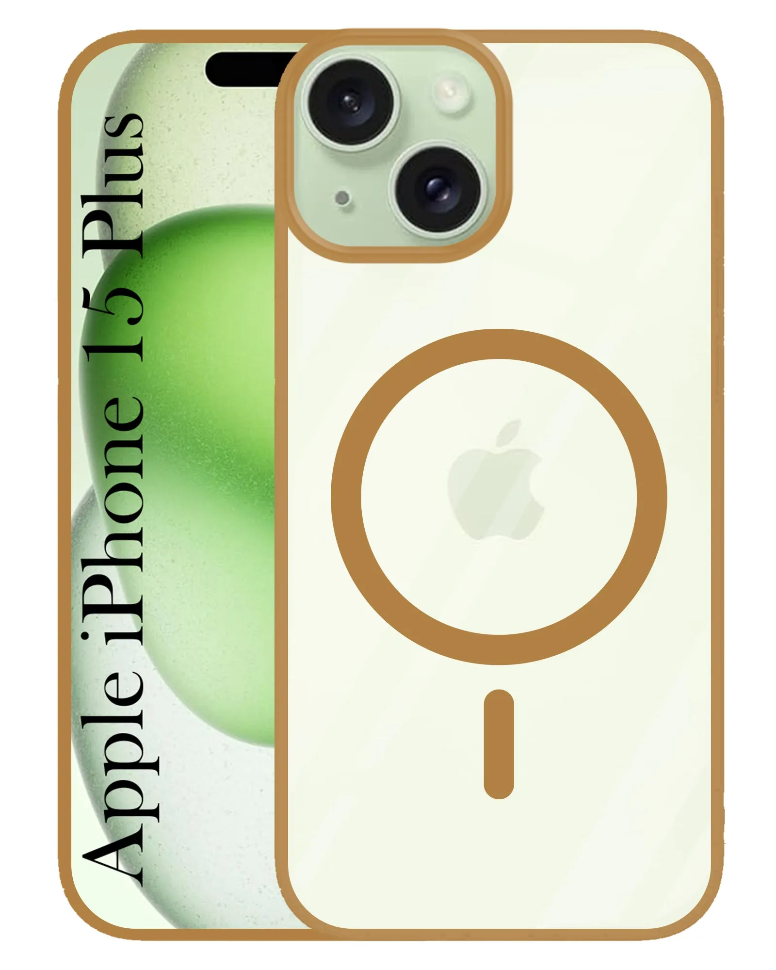 Portable Grip For Apple iPhone 15 Plus Back Cover Case (MagSafe Compatible Wireless Charging | Hybrid Camera Bump Protection | Shockproof Polycarbonate Material)