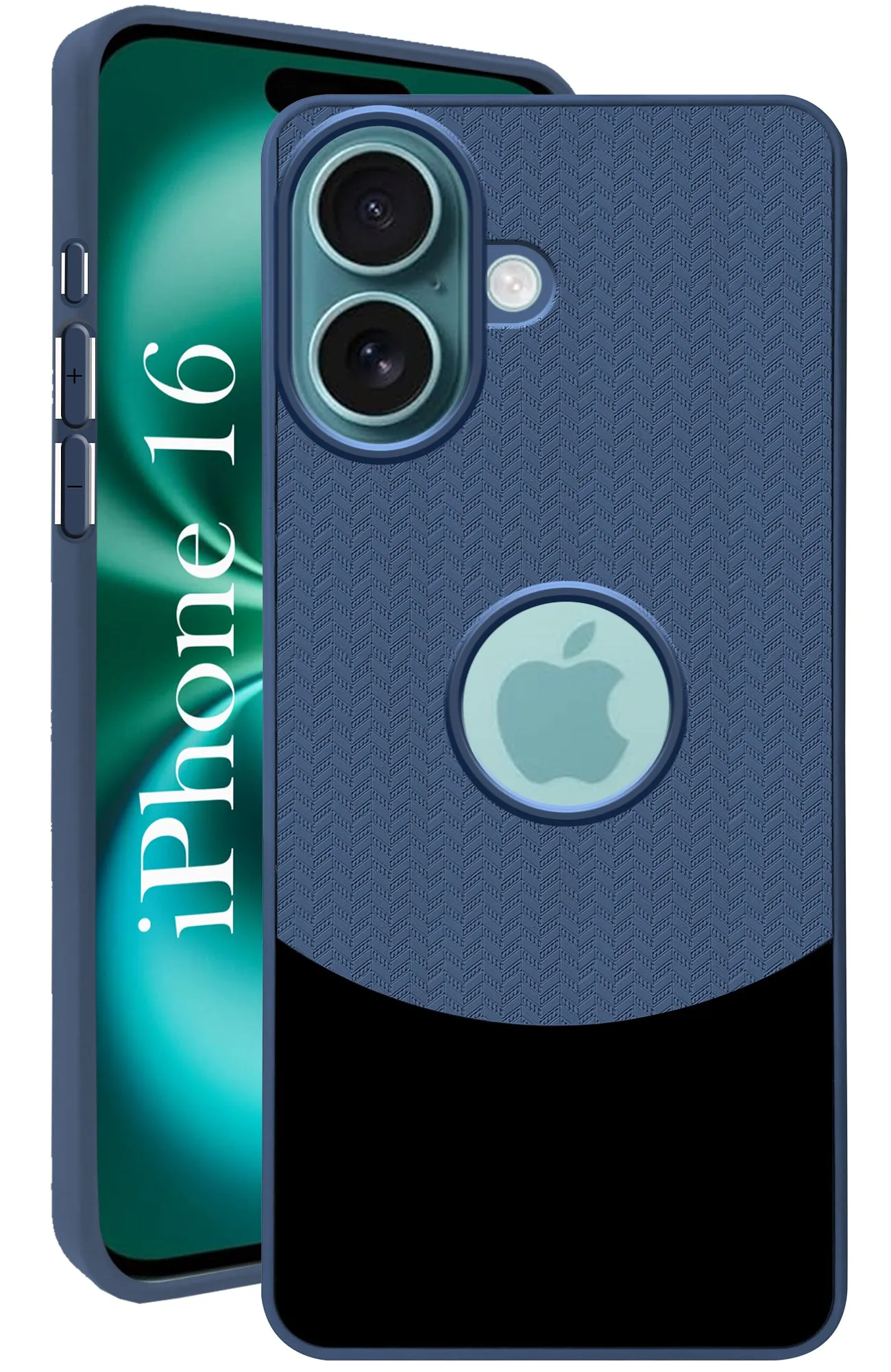 Durable Shape Durable Finish For Apple iPhone 16 Back Cover Case (Elegant PU Leather Finish | Premium Minimalist Professional | Camera Protection Bump)