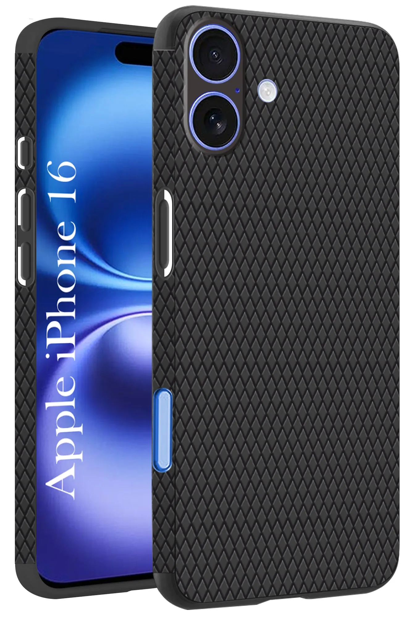 For Apple iPhone 16 Back Cover Case (Liquid Silicone | Side Grip | Camera Protection) Trendy Layer