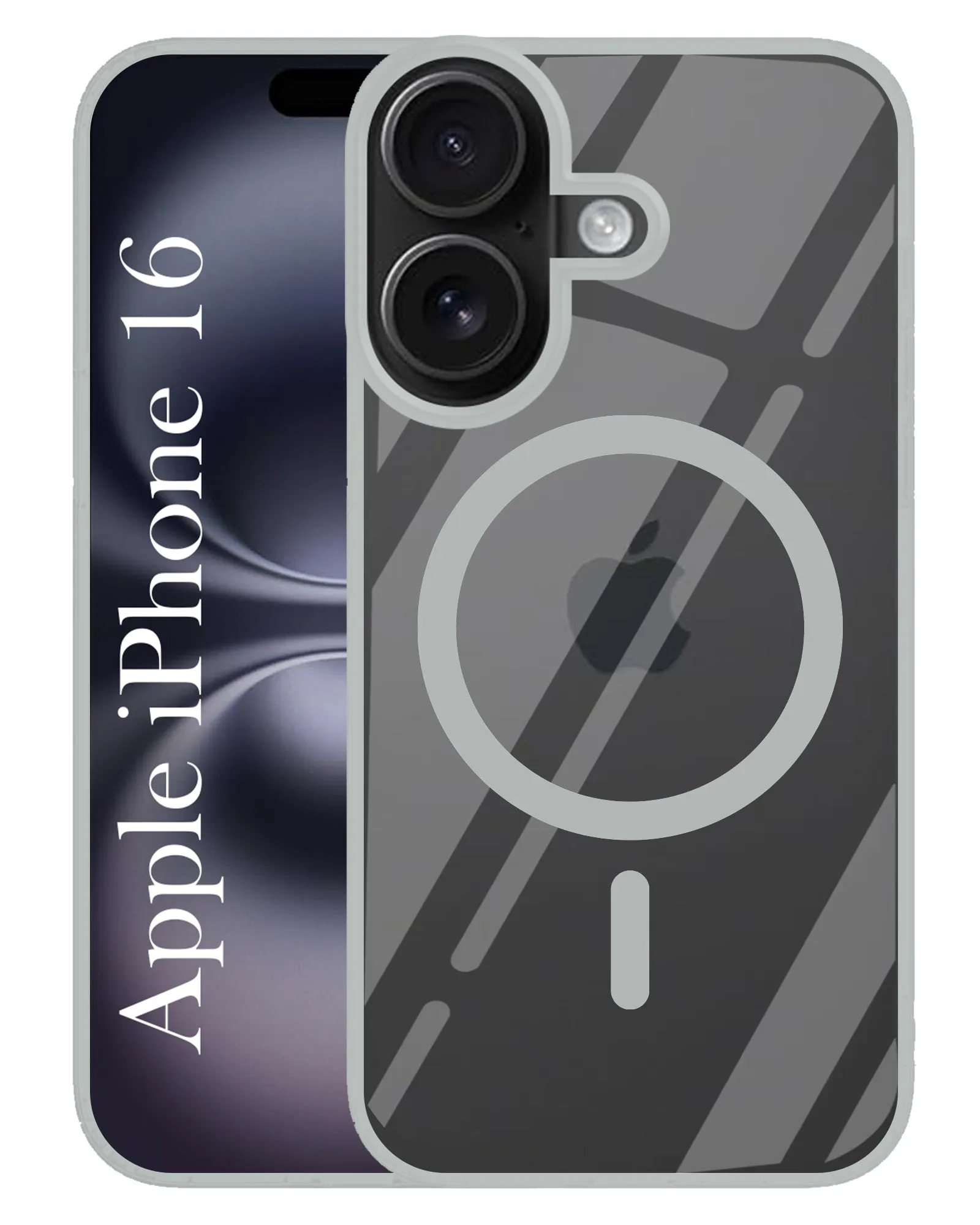 Classic Touch Refined Style For Apple iPhone 16  Back Cover Case (MagSafe Compatible Wireless Charging | Hybrid Camera Bump Protection | Shockproof Polycarbonate Material)