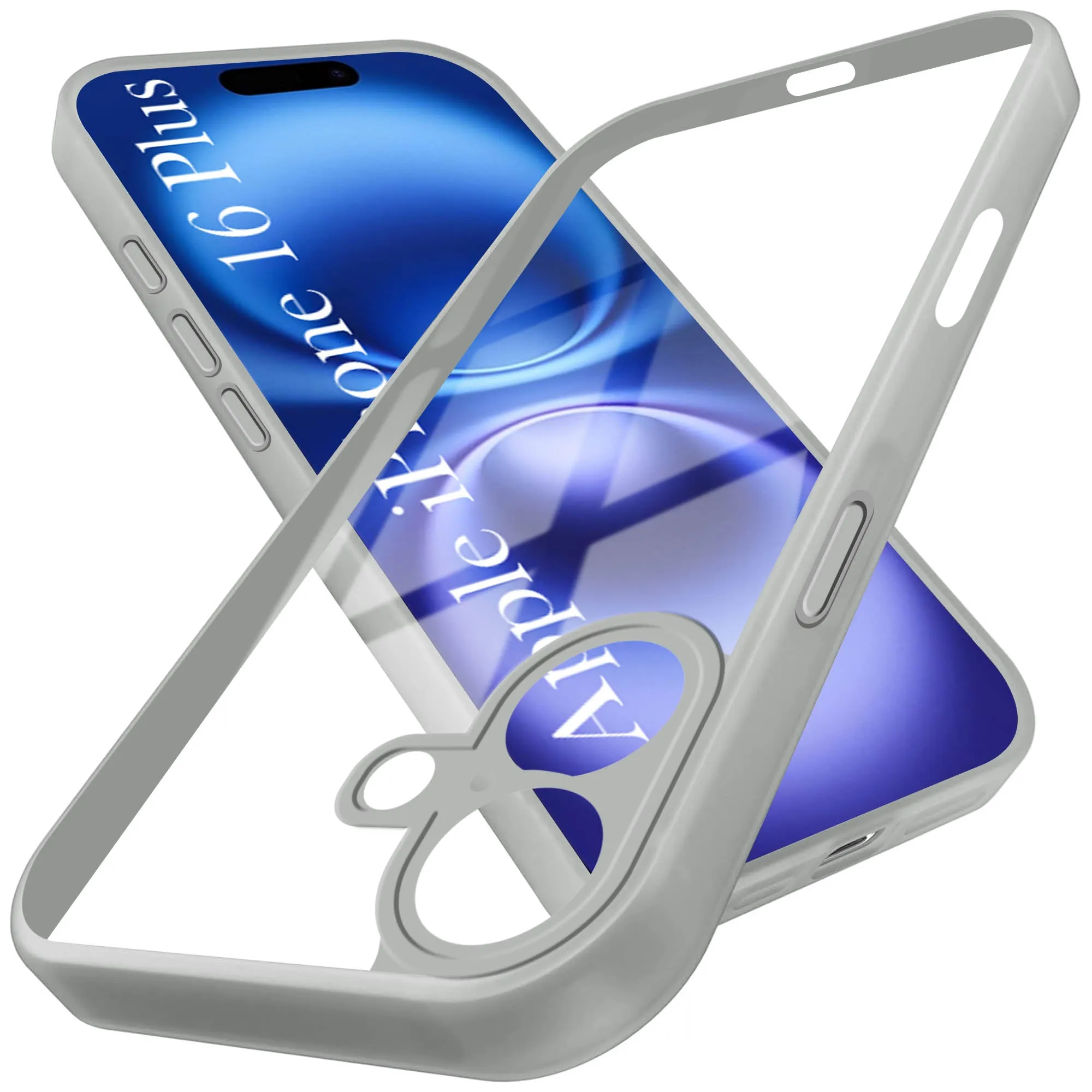 Flexible structure Enhanced grip For Apple iPhone 16 Plus Back Cover Case (Lifetime Anti Yellow | Anti Scratch | Crystal Clear Shockproof)