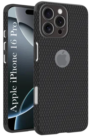 Stylish Touch For Apple iPhone 16 Pro Back Cover Case (Liquid Silicone | Side Grip | Camera Protection)