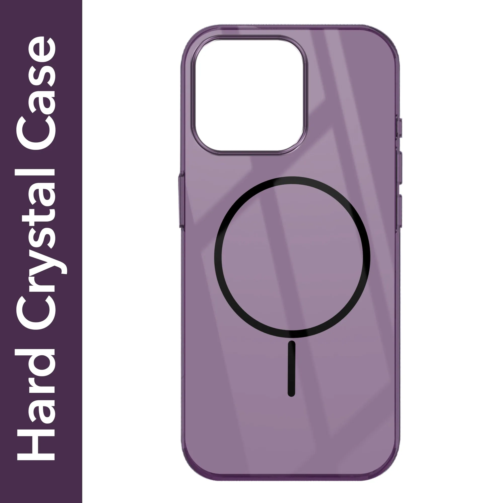 Smooth Finish Travel Companion For Apple iPhone 16 Pro Max Back Cover Case (Crystal Clear Case | MagSafe Wireless Charging Support | Hard Anti Yellow | Camera Protection Bump)