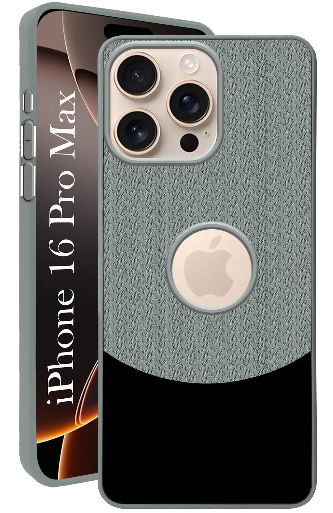 Outdoor Adventure For Apple iPhone 16 Pro Max Back Cover Case (Elegant PU Leather Finish | Premium Minimalist Professional | Camera Protection Bump)