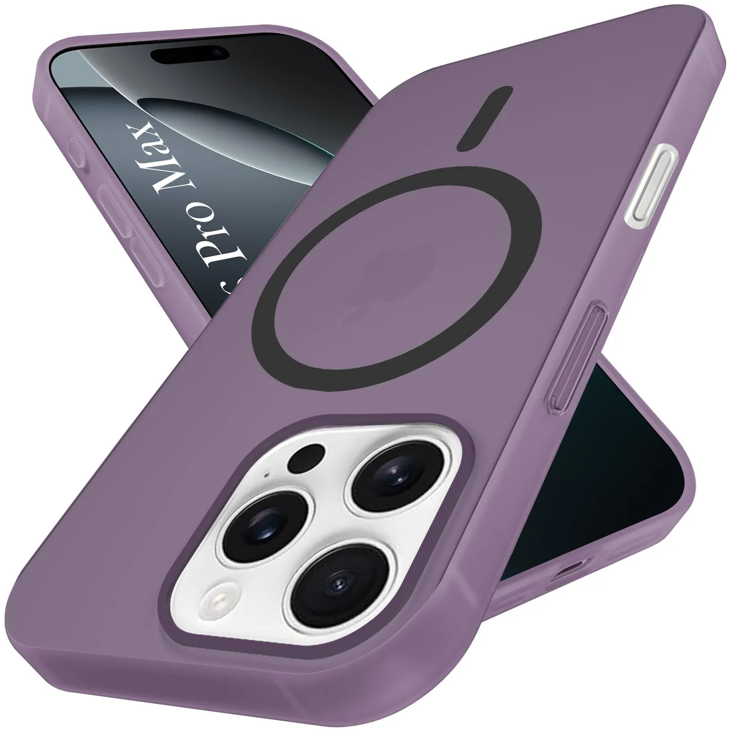 daily protection For Apple iPhone 16 Pro Max Back Cover Case (Frosted Matte Feel | MagSafe Compatible Wireless Charging | Polycarbonate Material)