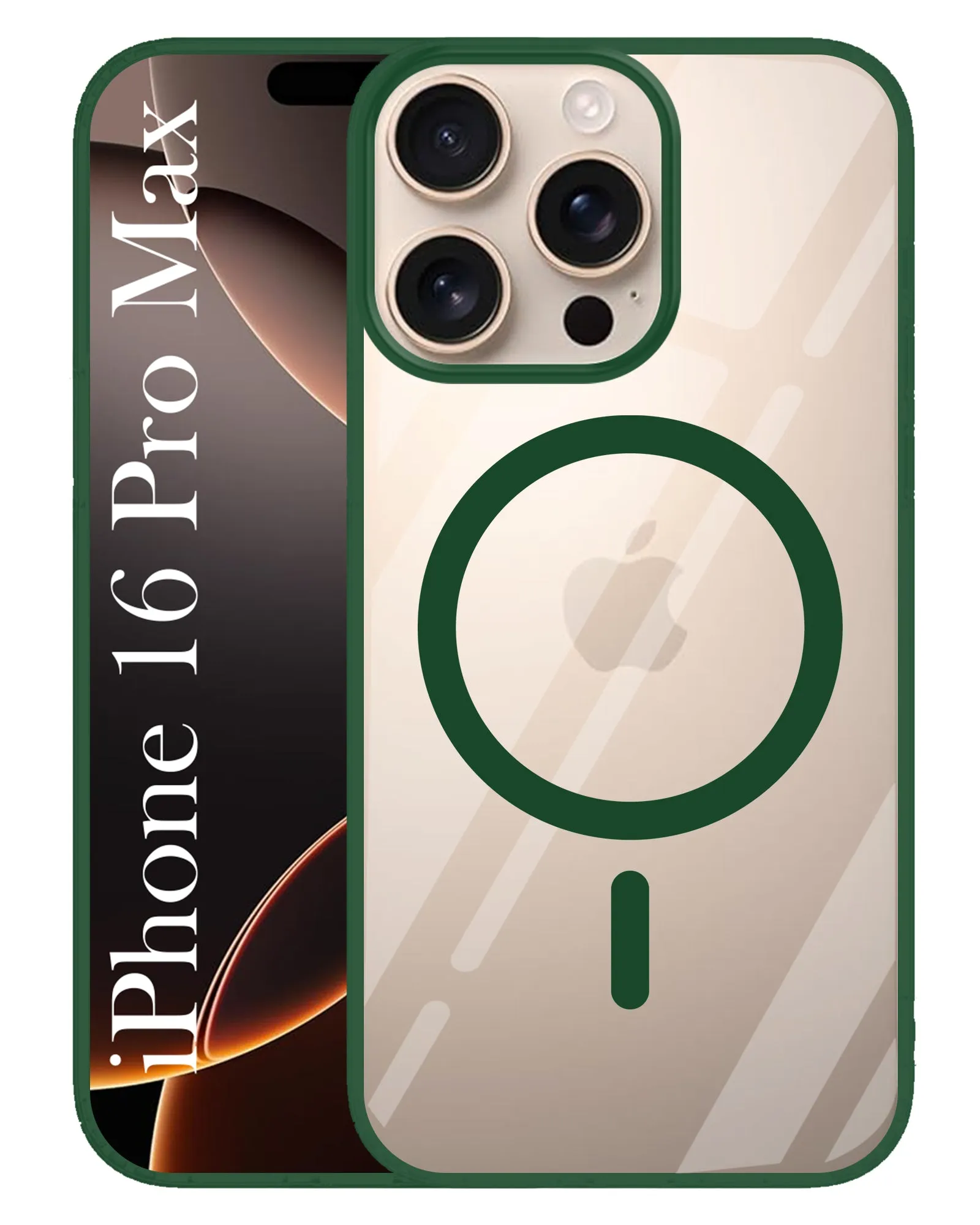 Premium Form For Apple iPhone 16 Pro Max Back Cover Case (MagSafe Compatible Wireless Charging | Hybrid Camera Bump Protection | Shockproof Polycarbonate Material)