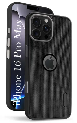 For Apple iPhone 16 Pro Max Back Cover Case ( Textured Grip Design | Camera Protetion | Slim and Light Weight | Soft Touch and Feel) Frosted surface Modern Design