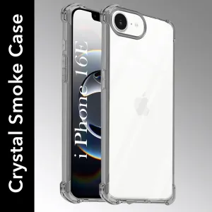 Everyday Accessory For Apple iPhone 16e Back Cover (Shockproof Crystal Clear Case |  Drop & Camera Protection | Hard Polycarbonate)