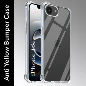 Stylish Color For Apple iPhone 16e Back Cover (Shockproof Crystal Clear Case |  Drop & Camera Protection | Hard Polycarbonate)