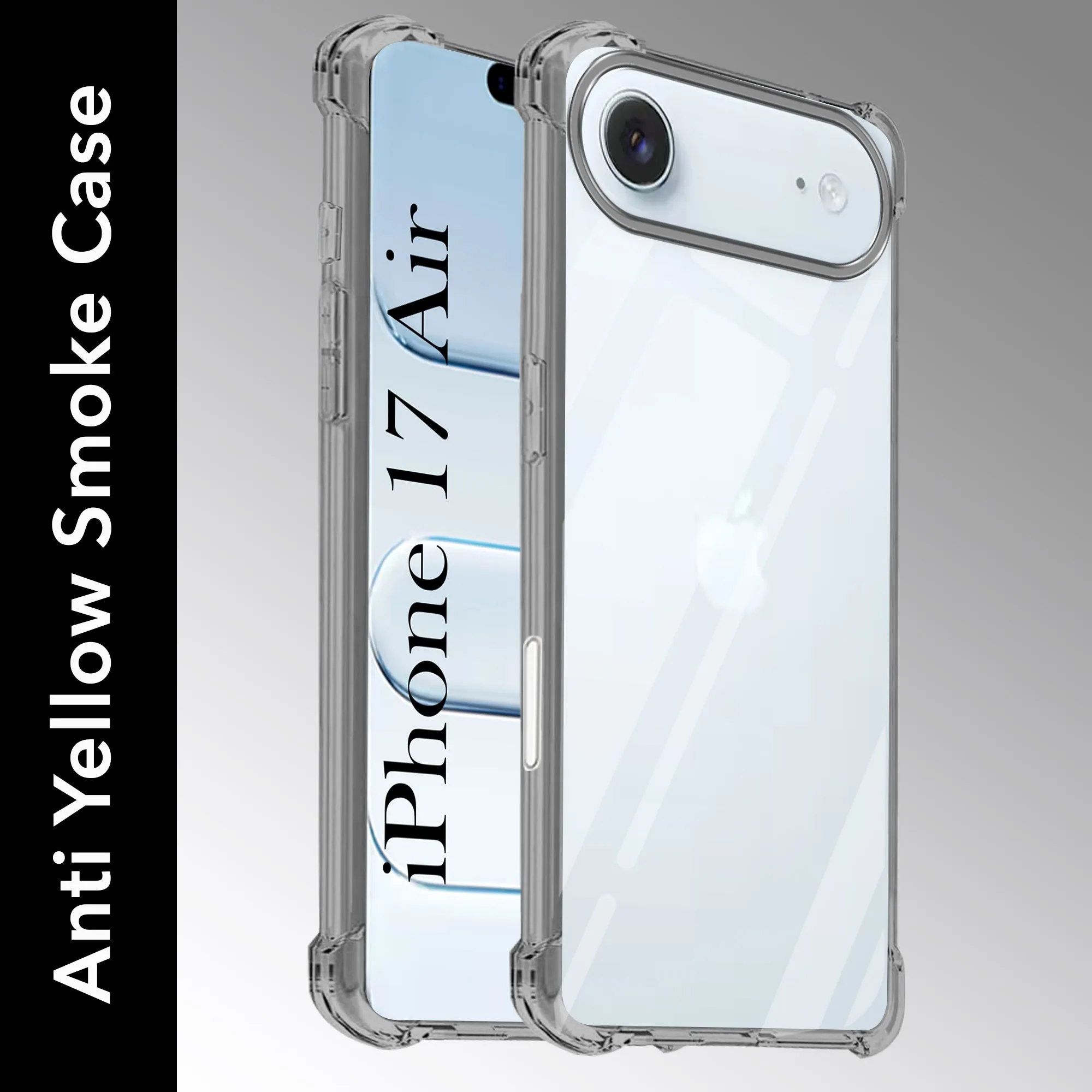 Comfort Build For Apple iPhone 17 Air Back Cover (Anti Yellow Case | Drop & Camera Protection | Hard Polycarbonate)