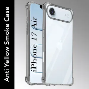 Comfort Build For Apple iPhone 17 Air Back Cover (Anti Yellow Case | Drop & Camera Protection | Hard Polycarbonate)