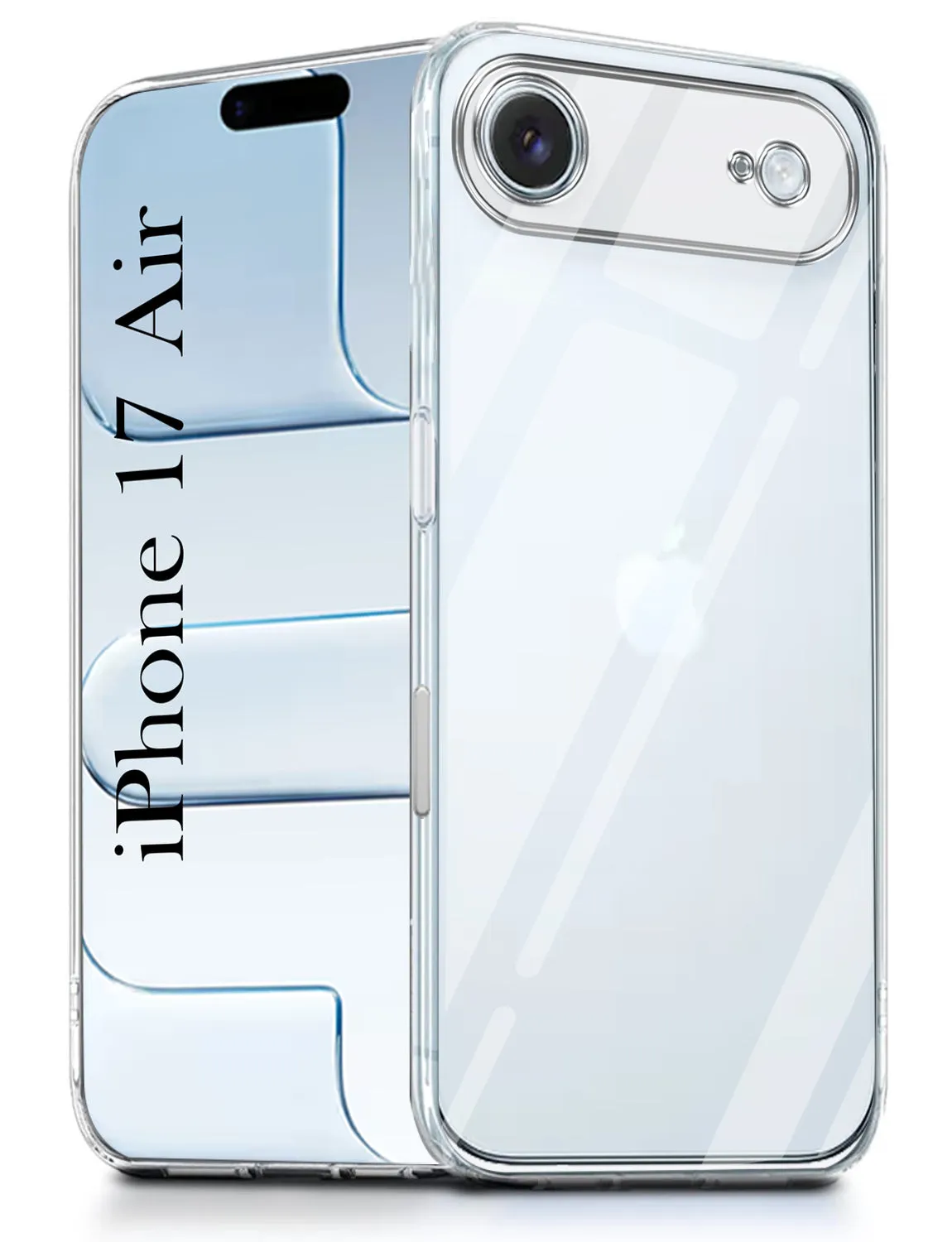 For Apple iPhone 17 Air Back Cover Case (Clear Shockproof Case with Camera Protection | Soft and Flexible | Transparent) Stylish Touch