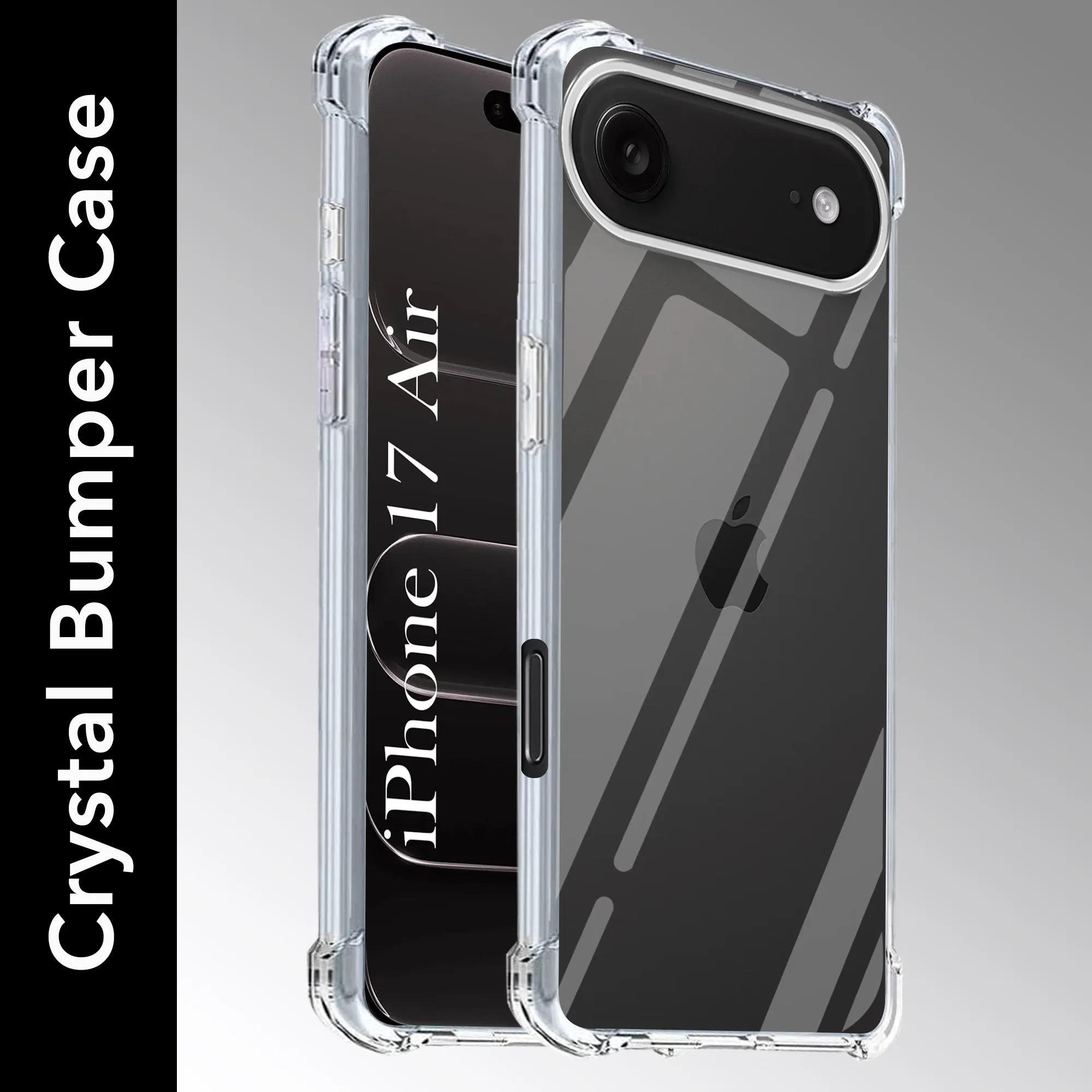 Light Touch For Apple iPhone 17 Air Back Cover (Drop & Camera Protection | Hard Polycarbonate)